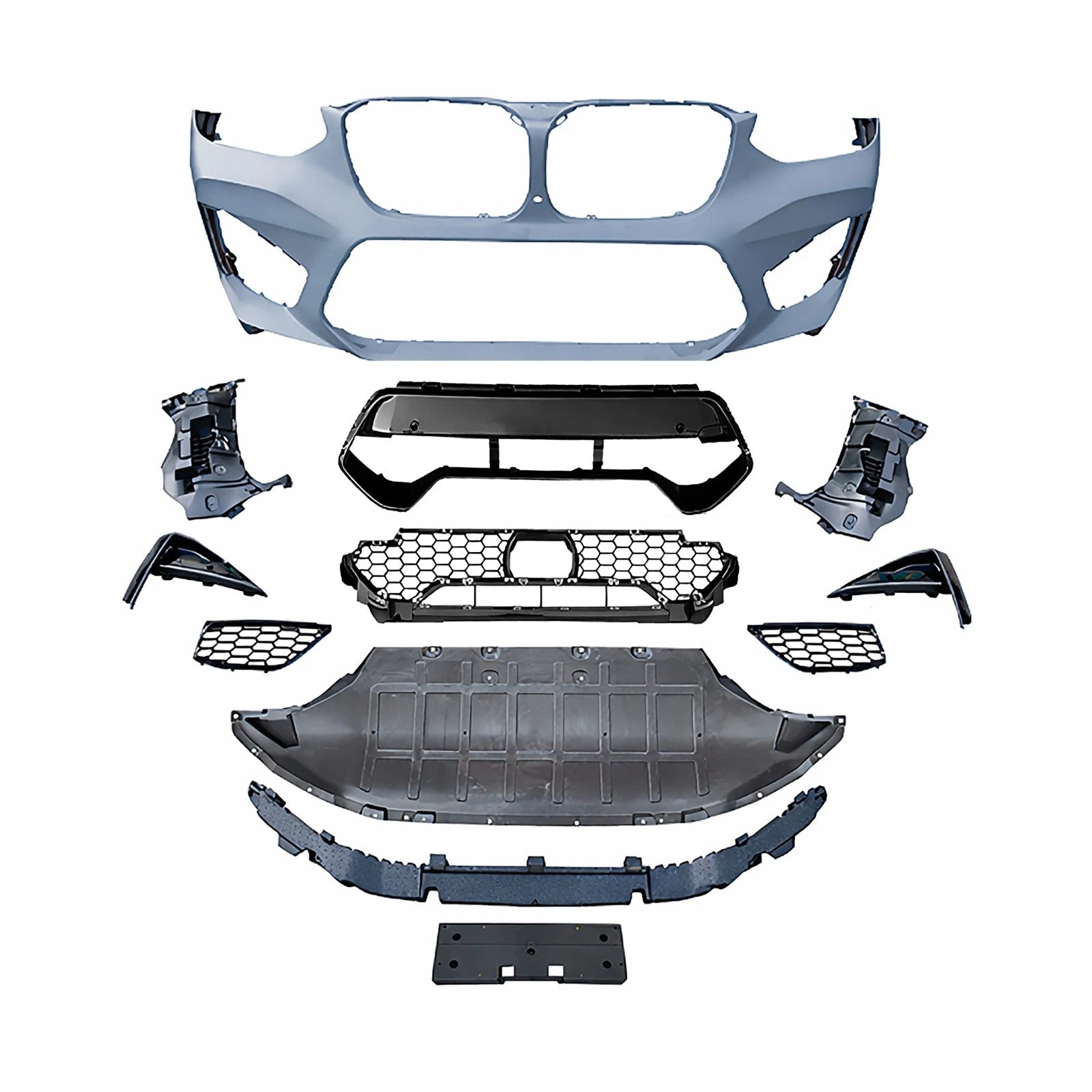FOR BMW X3 G01 X4 G02 X3M F97 X4M F98 CONVERSION FRONT BUMPER BODYKIT 2018-2021