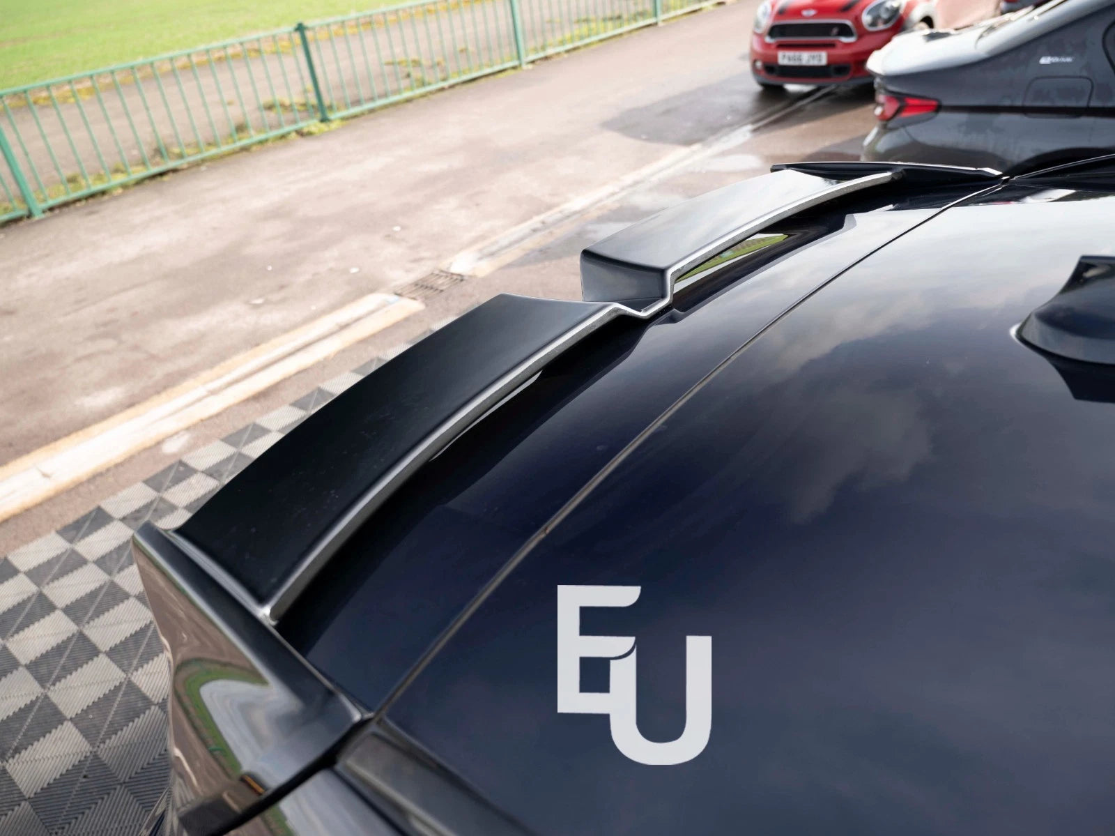 REAR ROOF SPOILER WING TRUNK LIP FOR BMW X3 G01 X3 M F97 2018+ GLOSS BLACK