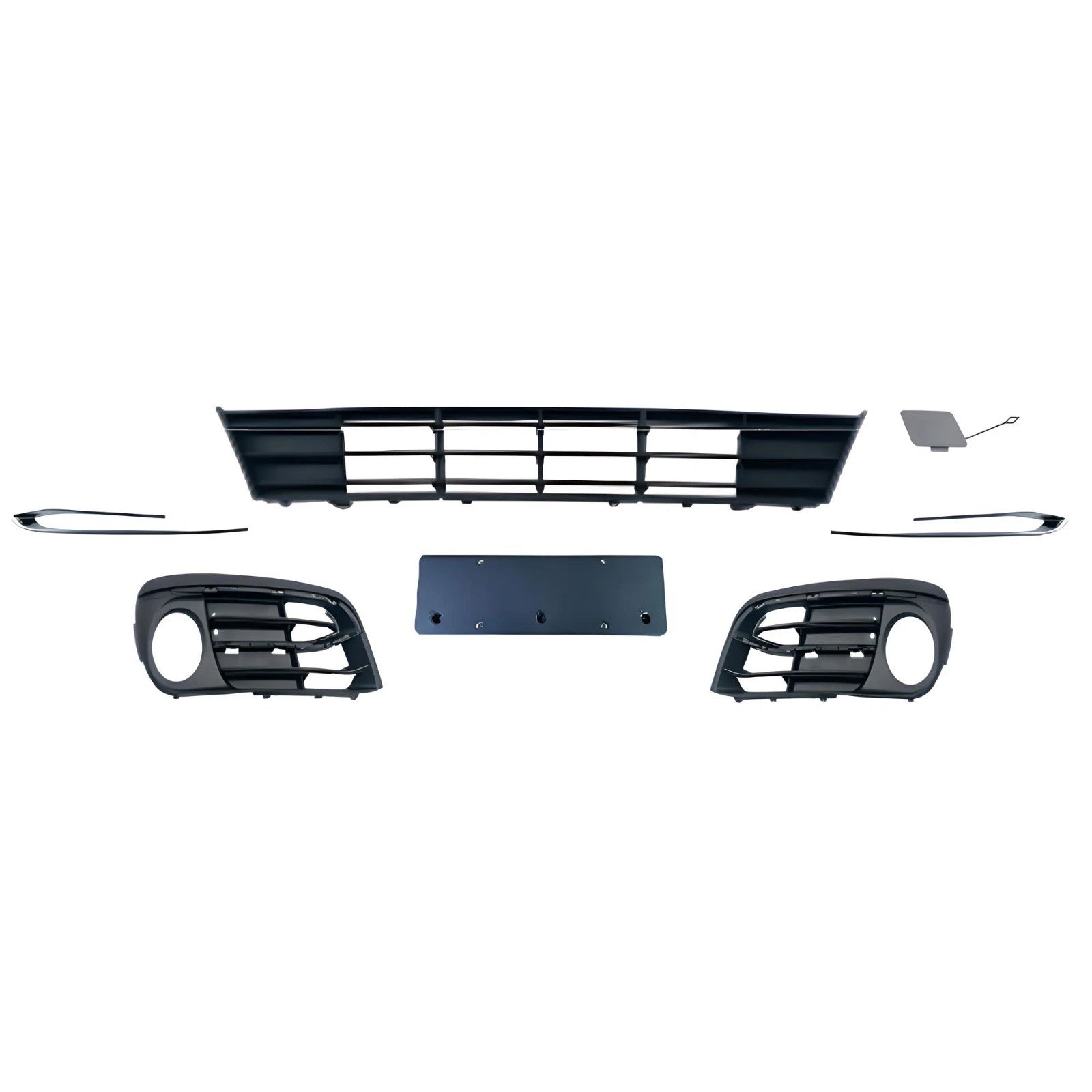 PRIMED FRONT BUMPER WITH PDC & WASHERS FOR BMW 5 SERIES F10 F11 LCI SE 2013-2017