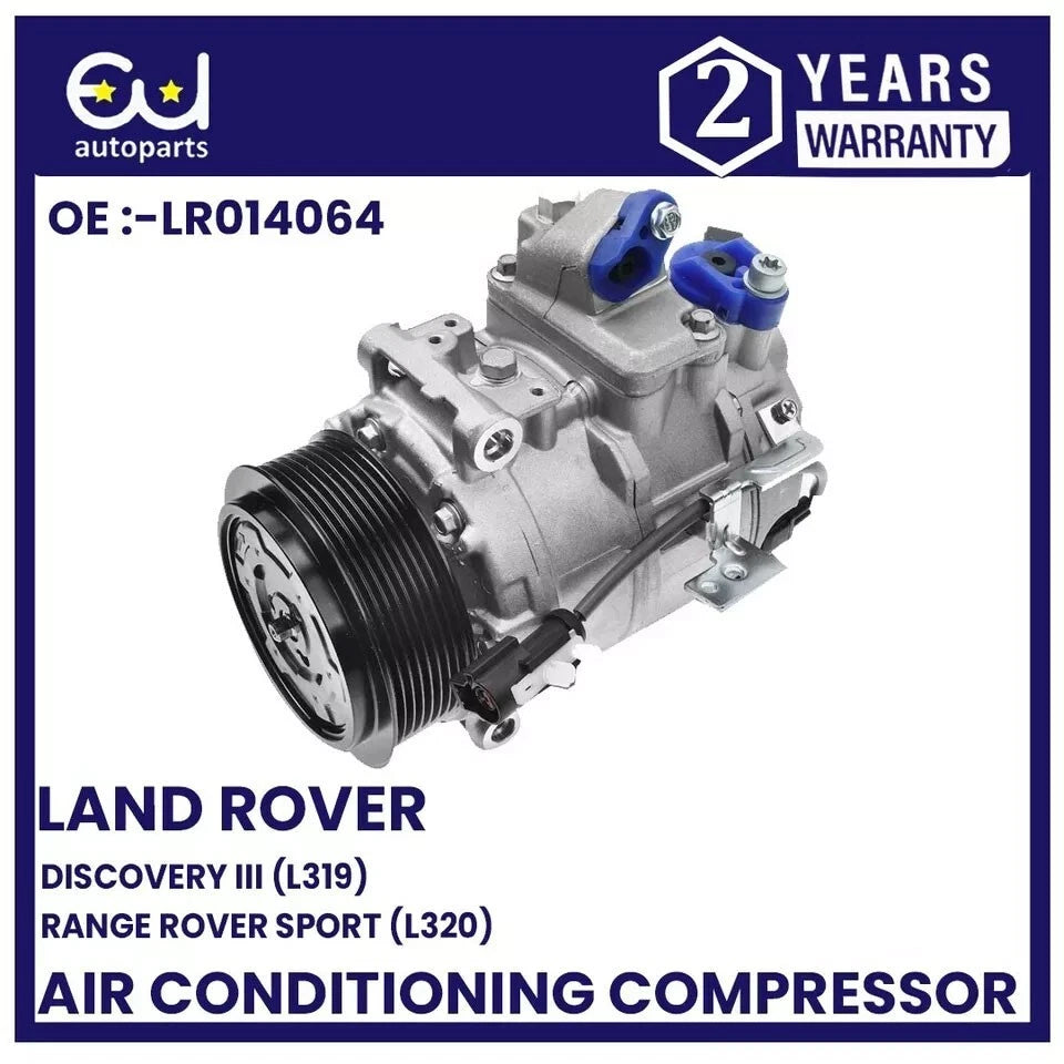 AIR CON AC COMPRESSOR FOR LAND RANGE ROVER SPORT L320 DISCOVERY 3 L319 MK3 2.7D