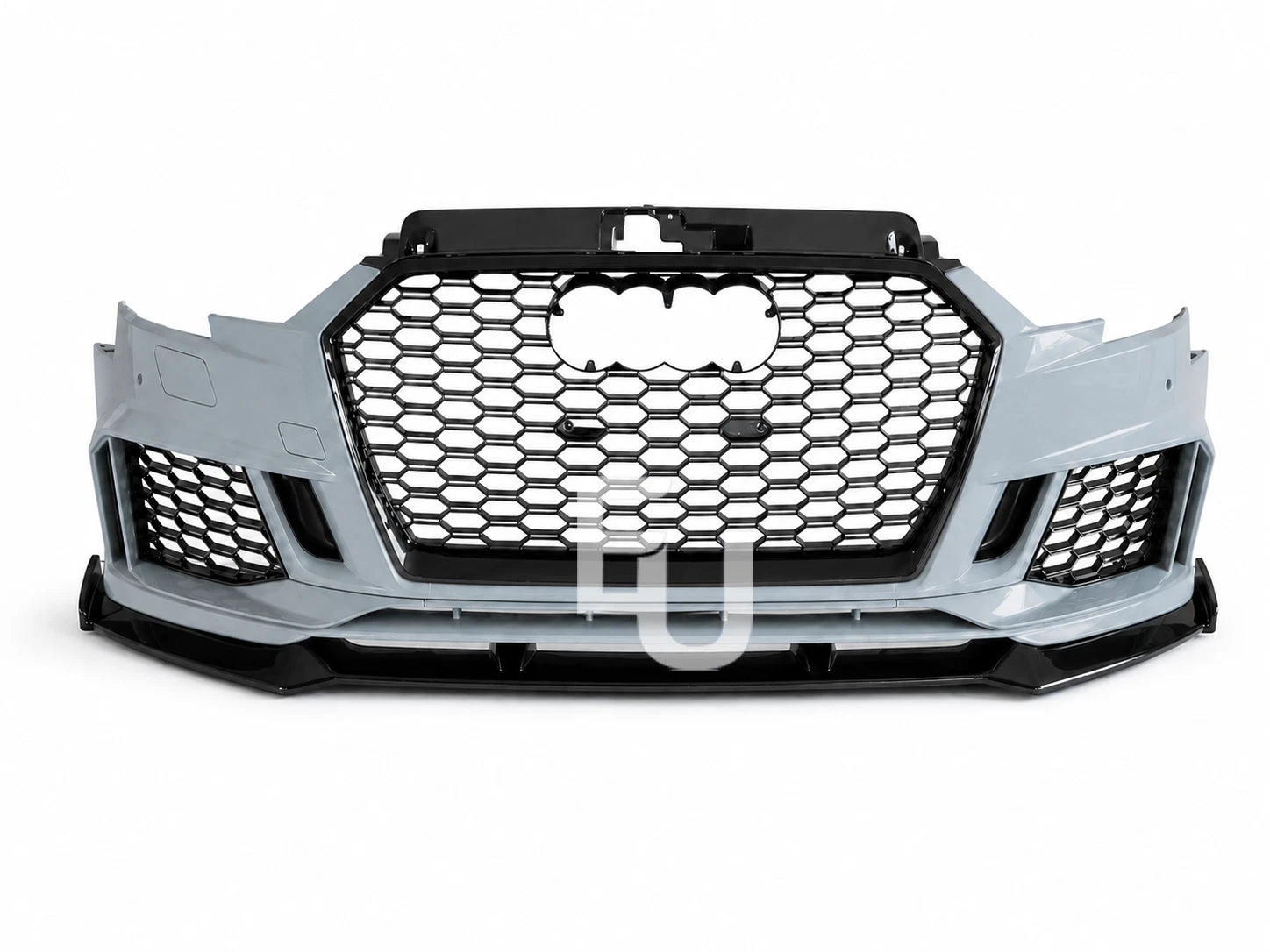 FRONT BUMPER RS3 STYLE LOOK CONVERSION FOR AUDI A3 HATCHBACK 8V 16-20 W/SPLITTER