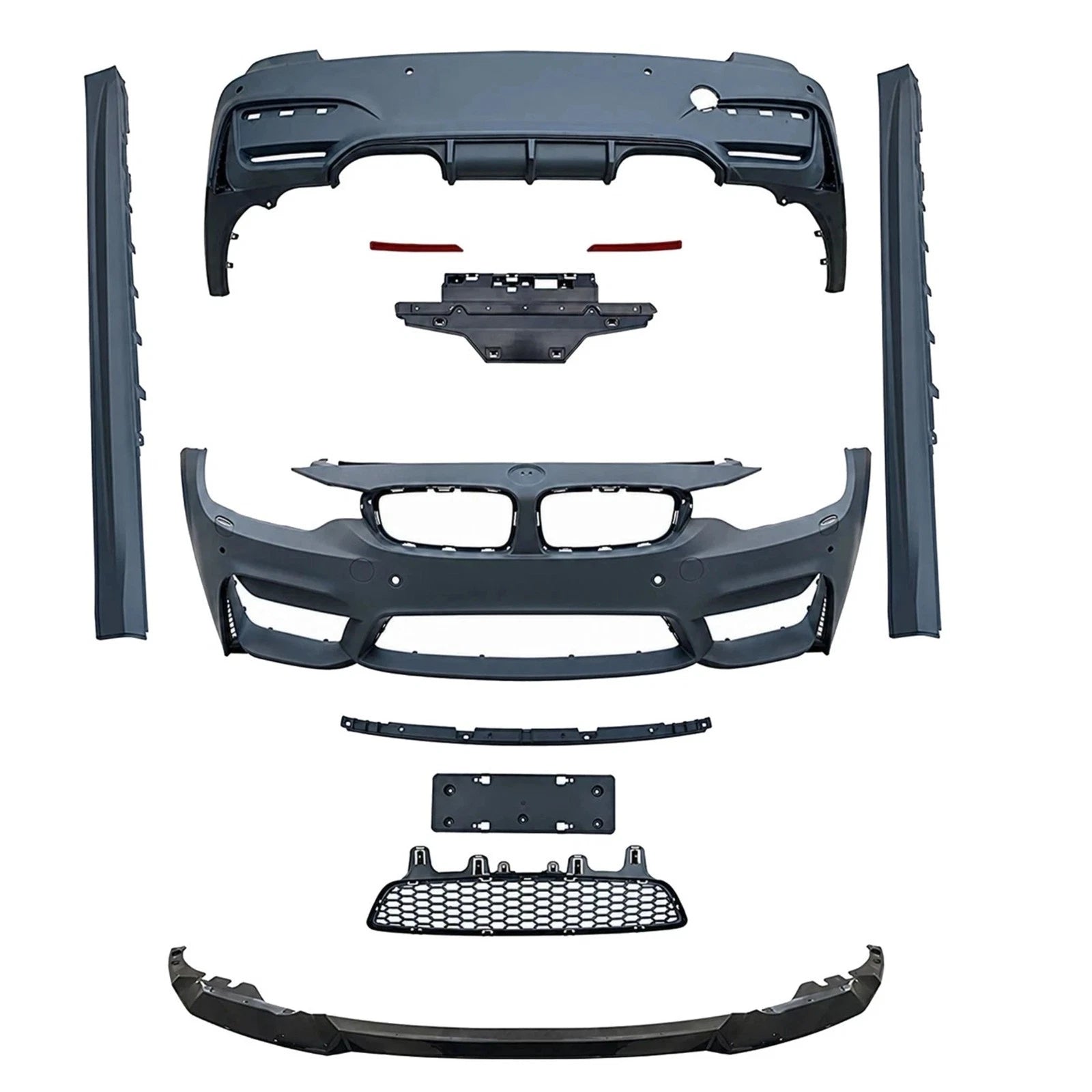 F80 M3C FRONT REAR BUMPER CONVERSION FULL BODYKIT FOR BMW 3 SERIES F30 2011+