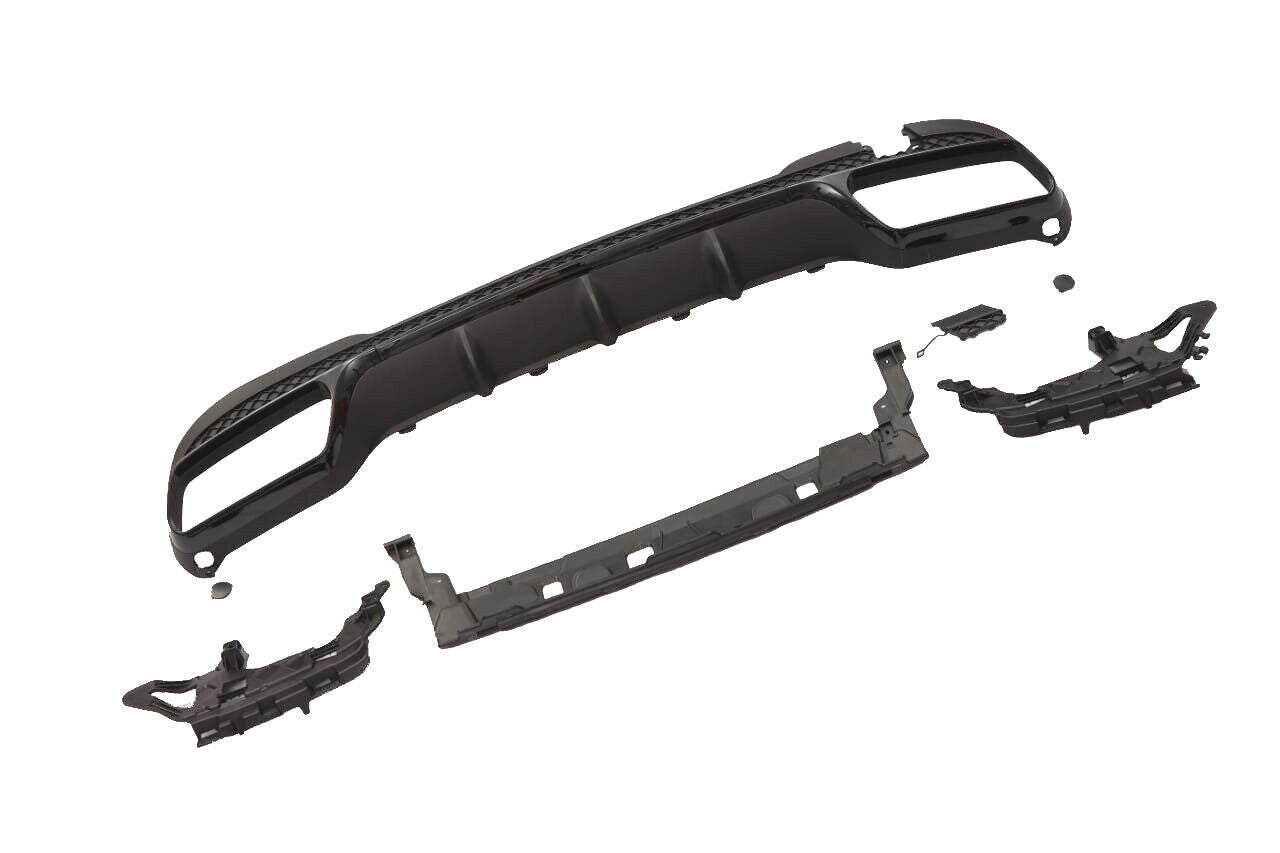 FOR MERCEDES E CLASS 4DR W212 REAR BUMPER DIFFUSER SALOON E63 LOOK 2013-2016