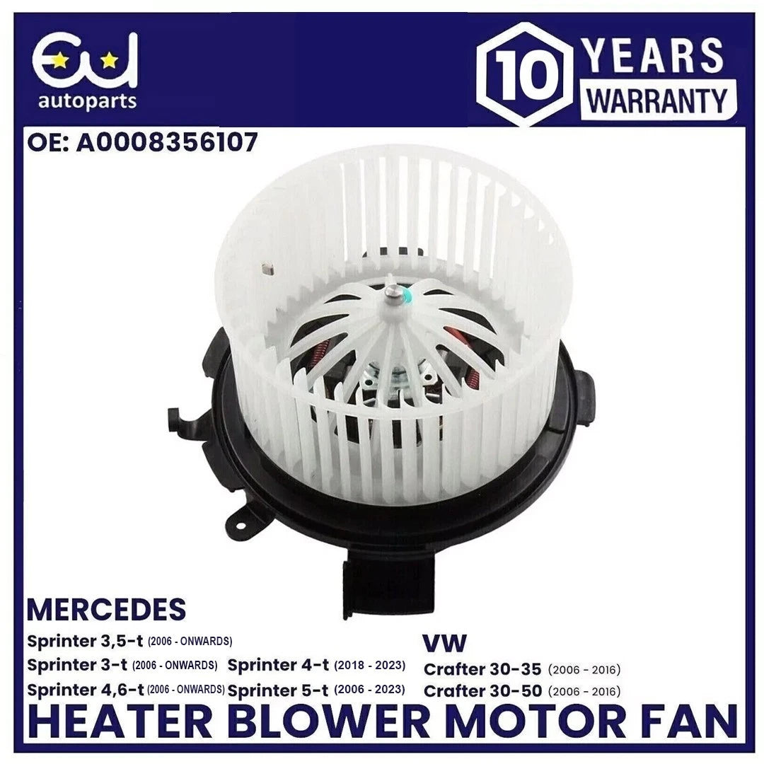 HEATER BLOWER MOTOR FAN FOR MERCEDES SPRINTER W906 906 VW CRAFTER 2006+ LHD/RHD