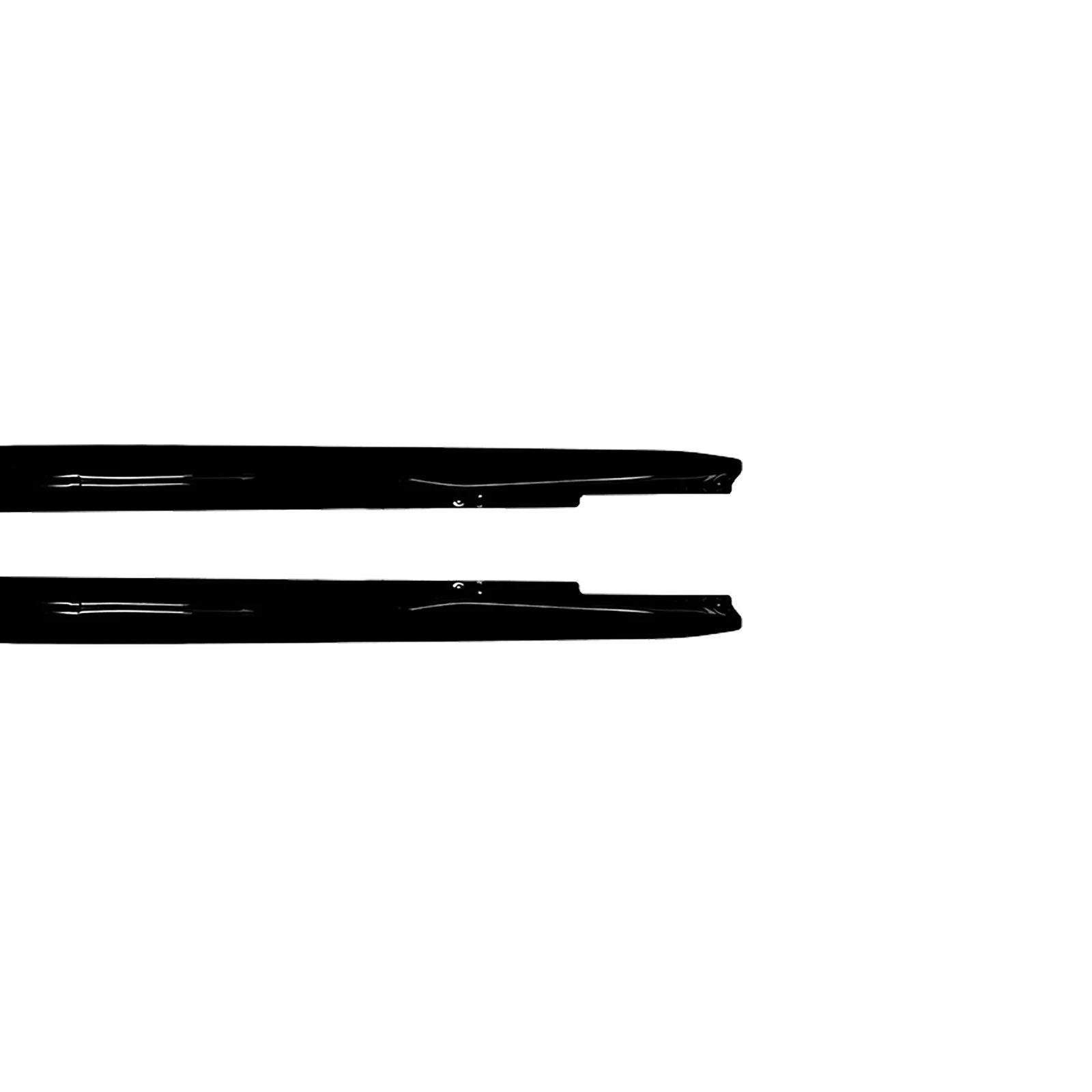 FOR AUDI A5 S LINE S5 8T COUPE SIDE SKIRT EXTENSION LIP GLOSS BLACK 2007-2017