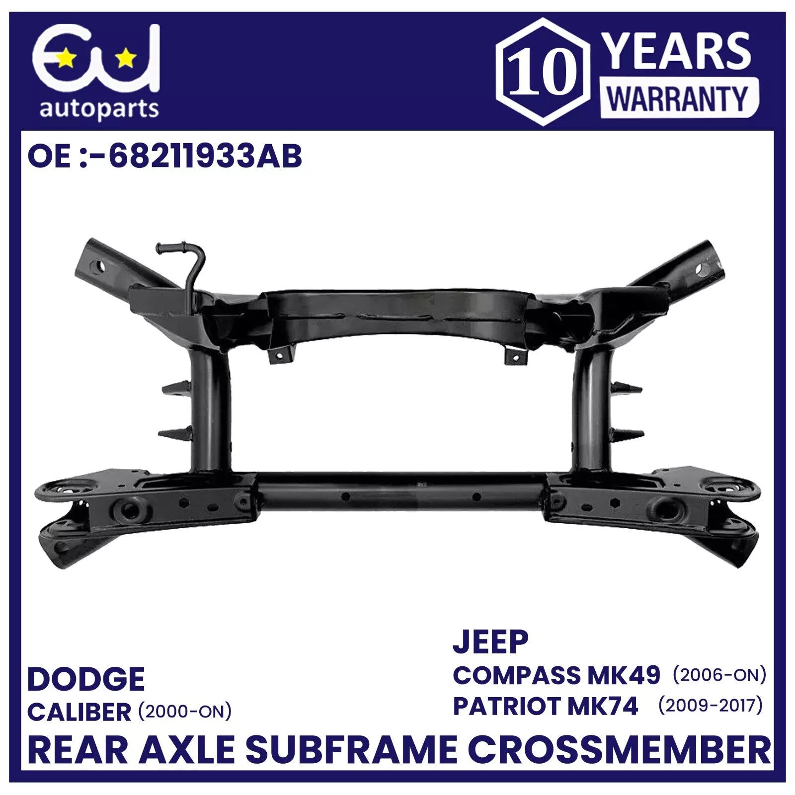REAR SUBFRAME AXLE CARRIER FOR DODGE COMPASS JEEP COMPASS PATRIOT 2WD 2006-2017