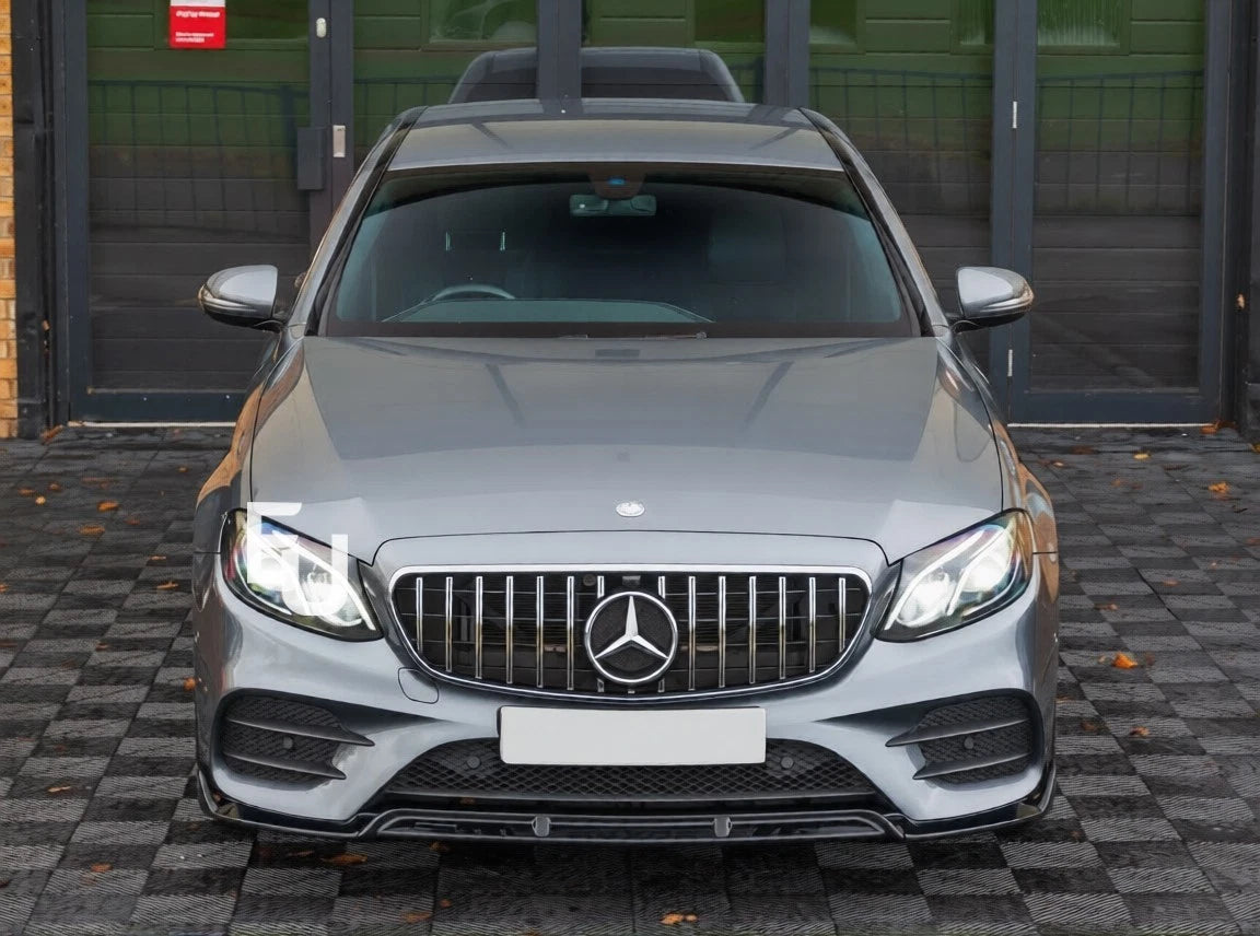 FOR MERCEDES E CLASS W213 FRONT BUMPER AMG LINE MODELS 16–20 WITH SENSOR HOLE