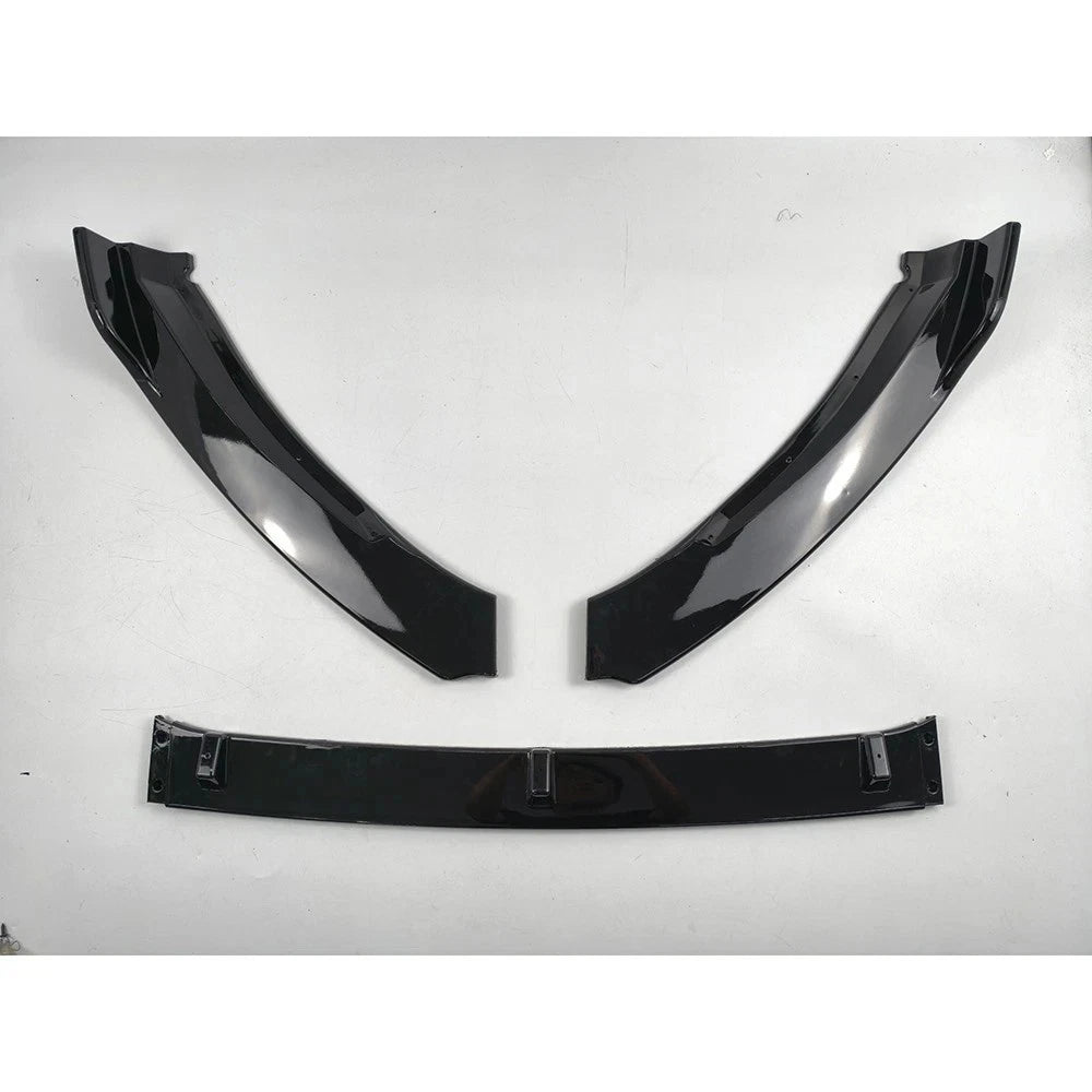 FOR SKODA OCTAVIA MK3 FRONT SPLITTER SPOILER BUMPER LIP GLOSS BLACK 2013-2020