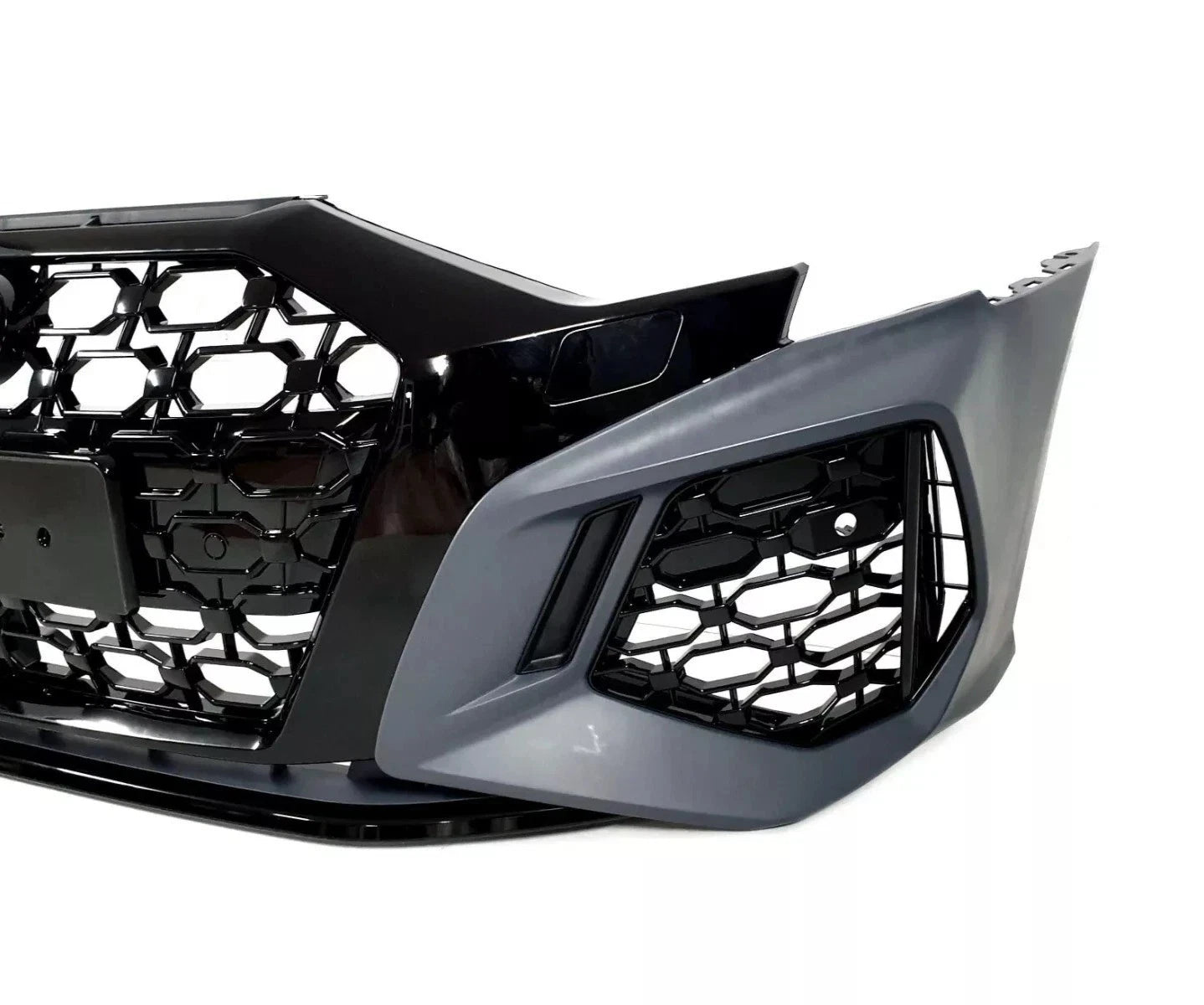 PRIMED RS3 LOOK FRONT BUMPER BODYKIT WITH SPLITTER & GRILLE FOR AUDI A3 8Y 20-24