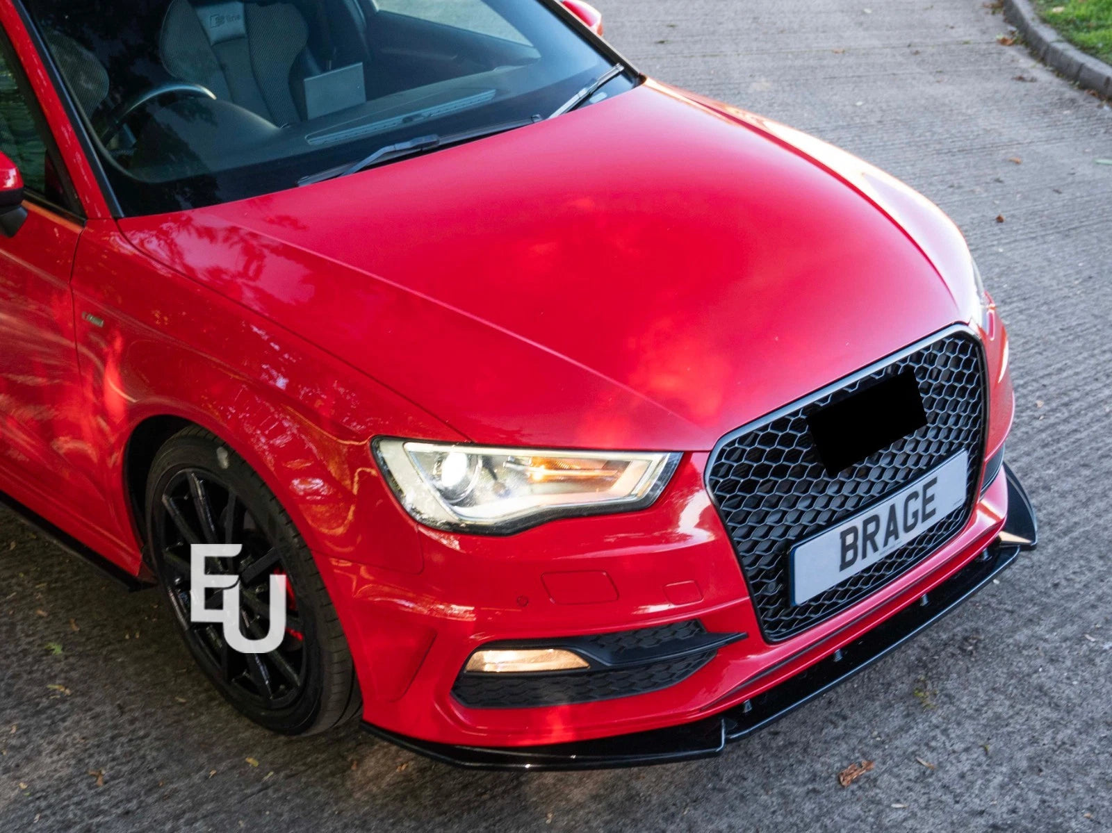 FOR AUDI A3 S3 8V 2012-2016 S-LINE HATCH FRONT BUMPER WITH WASHER & PDC HOLES