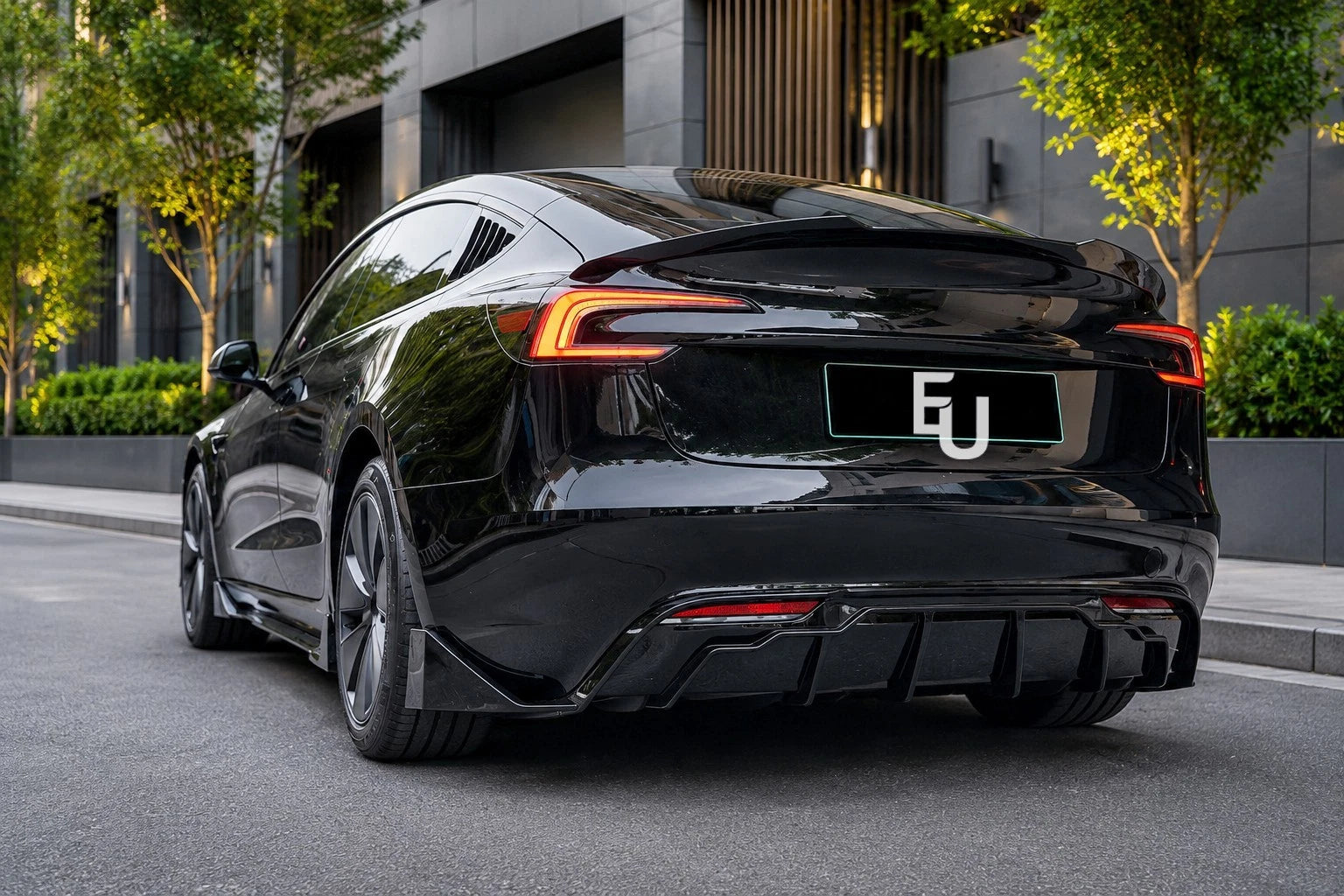 FOR TESLA MODEL 3 AERO BODY KIT BODYKIT FRONT SPLITTER SKIRT REAR DIFFUSER 23+