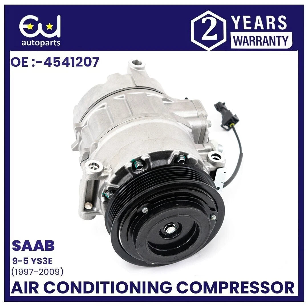 NEW AIR CONDITIONING A/C COMPRESSOR FOR SAAB 9-5 YS3E SERIES 1997-2009 12758380