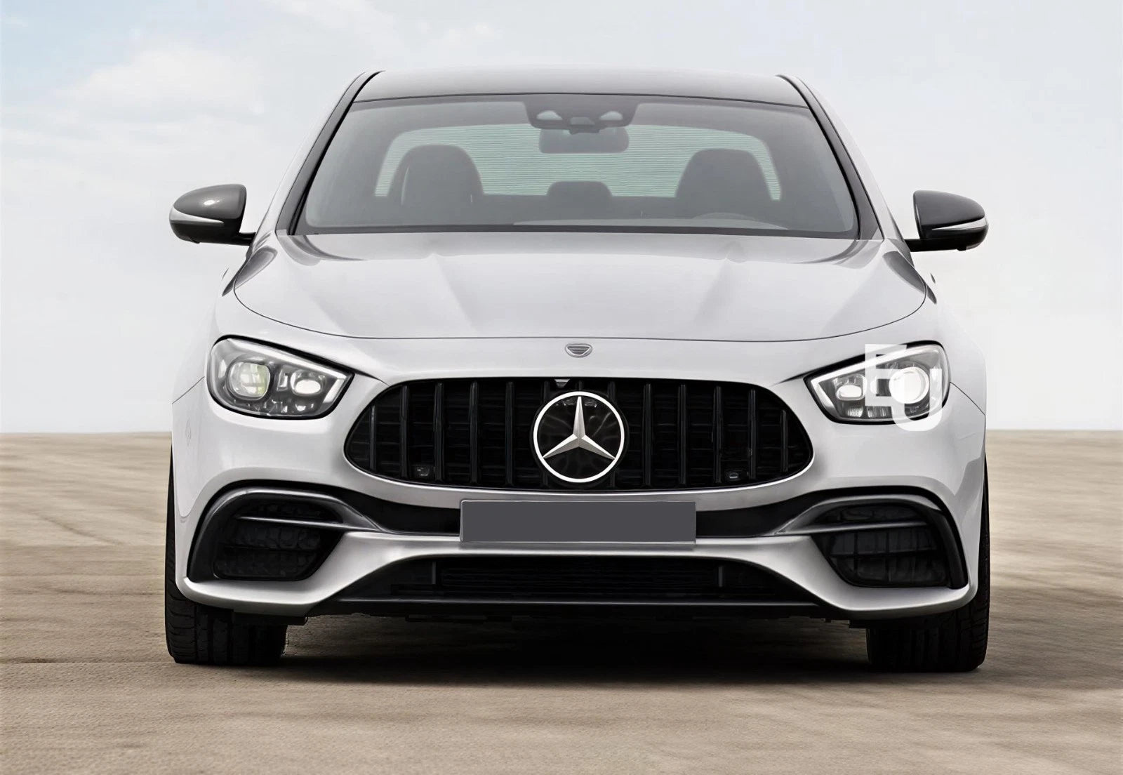 FOR MERCEDES W213 C238 E63 CONVERSION FULL FRONT BUMPER GRILLE BODYKIT 2020-2023