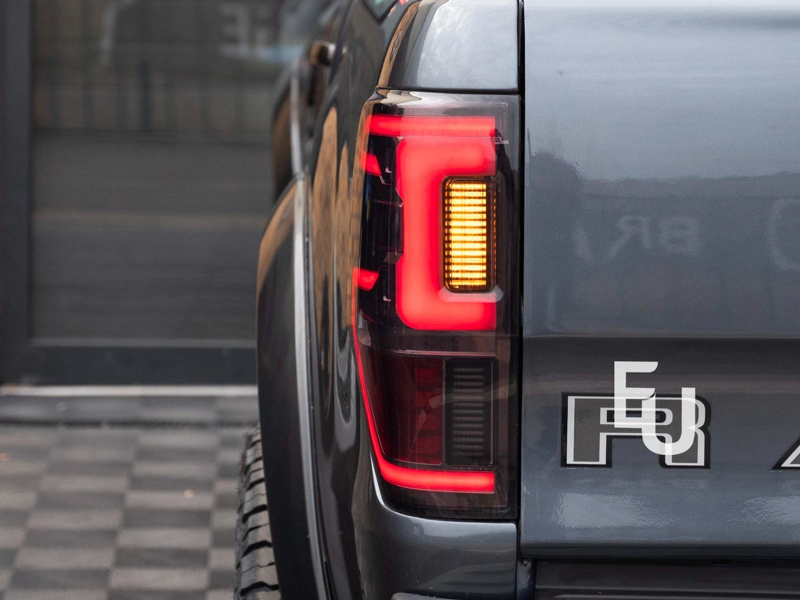 2X LED SMOKED REAR TAIL LIGHT LAMPS FOR FORD RANGER T6 PX1 T7 PX2 T8 PX3 2011-22