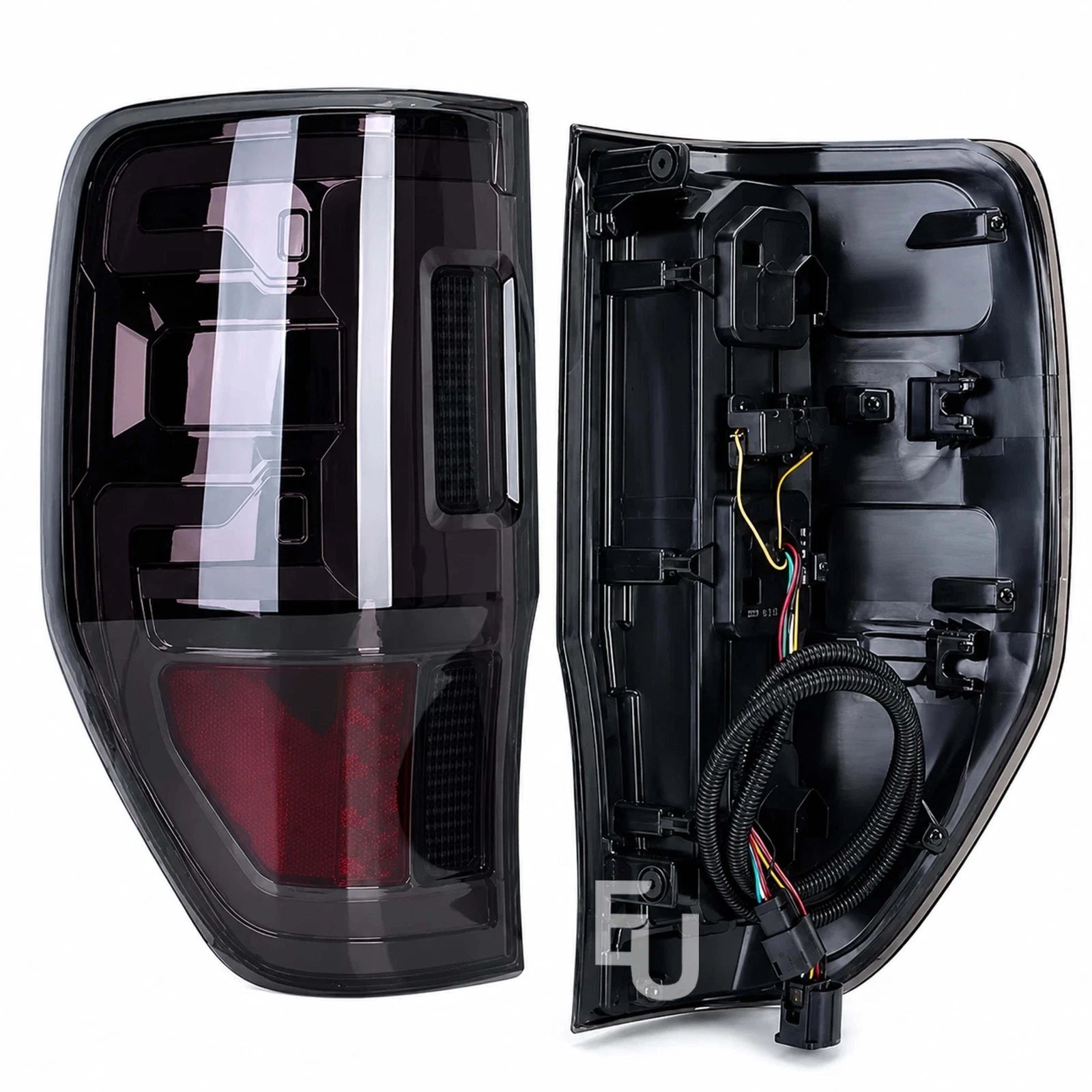 2X LED SMOKED REAR TAIL LIGHT LAMPS FOR FORD RANGER T6 PX1 T7 PX2 T8 PX3 2011-22