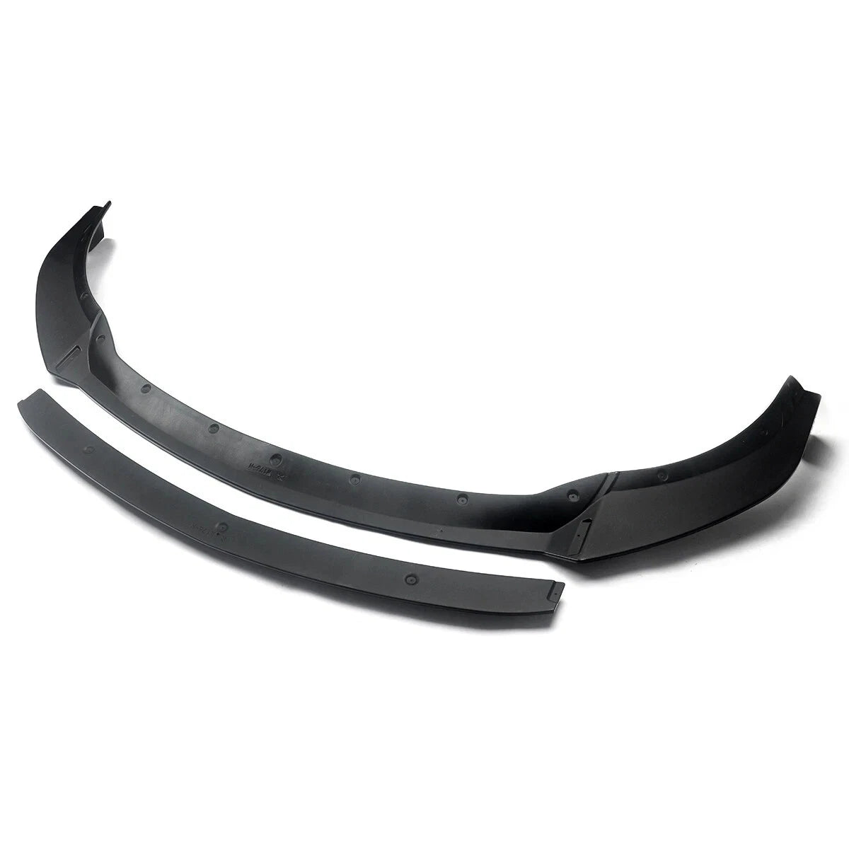 FOR MERCEDES A CLASS W176 A45 STYLE FRONT SPLITTER LIP GLOSS BLACK 2015-2018