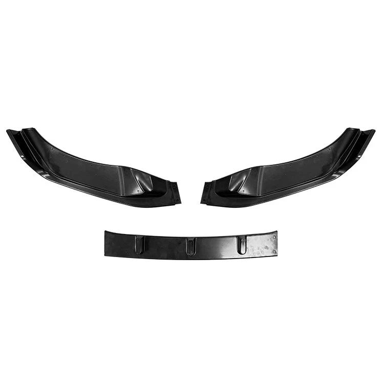 FOR BMW 2 SERIES F87 M2 FRONT BUMPER SPLITTER LIP GLOSS BLACK 3 PCS 2015+