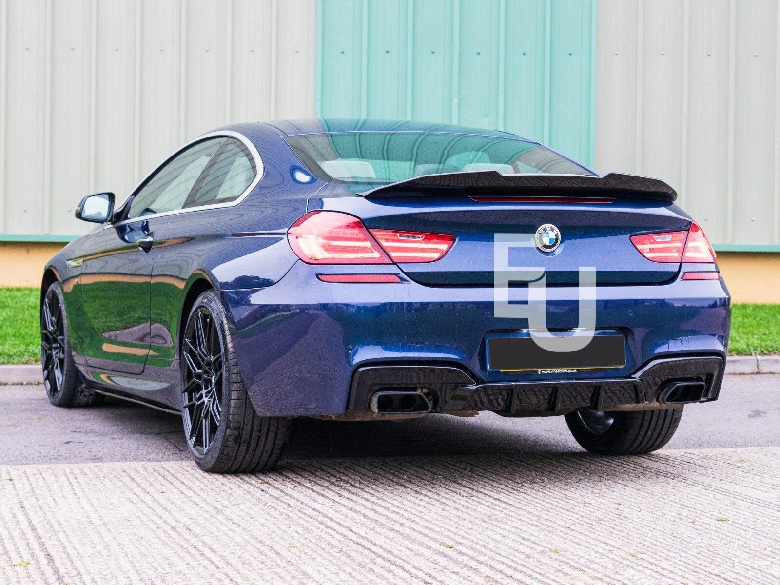 FOR BMW 6 SERIES GRAN COUPE F06 M6 PSM STYLE GLOSS BLACK REAR BOOT SPOILER 12-18