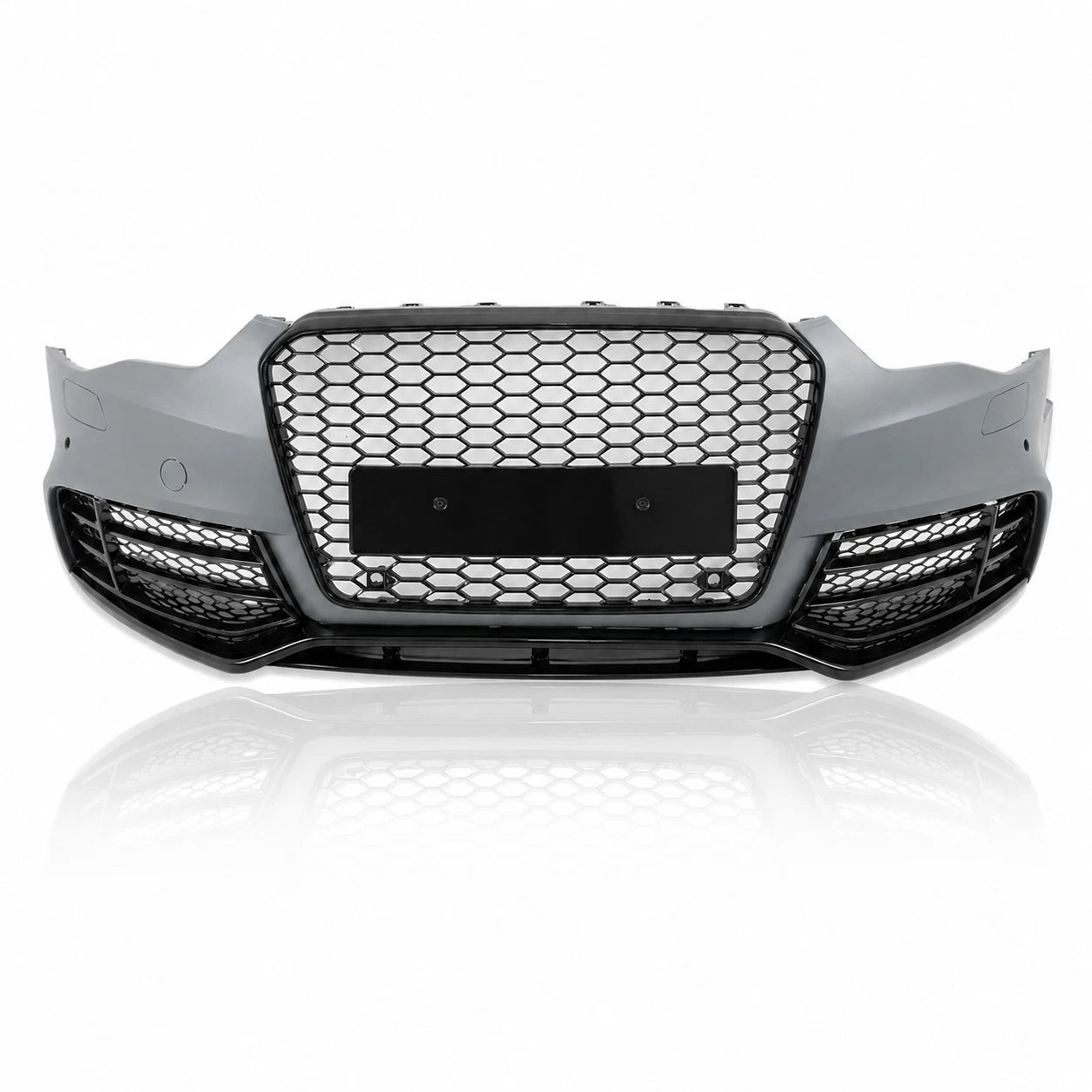 RS5 CONVERSION FRONT BUMPER BODYKIT W/GRILLES FOR AUDI A5 S5 B8.5 LCI 2011–2016