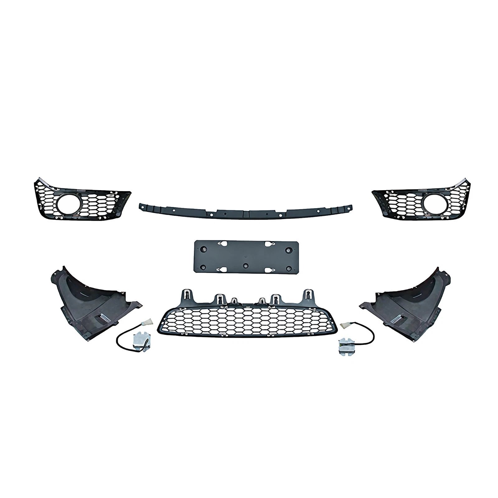 FOR BMW F30 F31 M3 CONVERSION FRONT BUMPER SPLITTER BODYKIT PRIMED PDC 2011-19