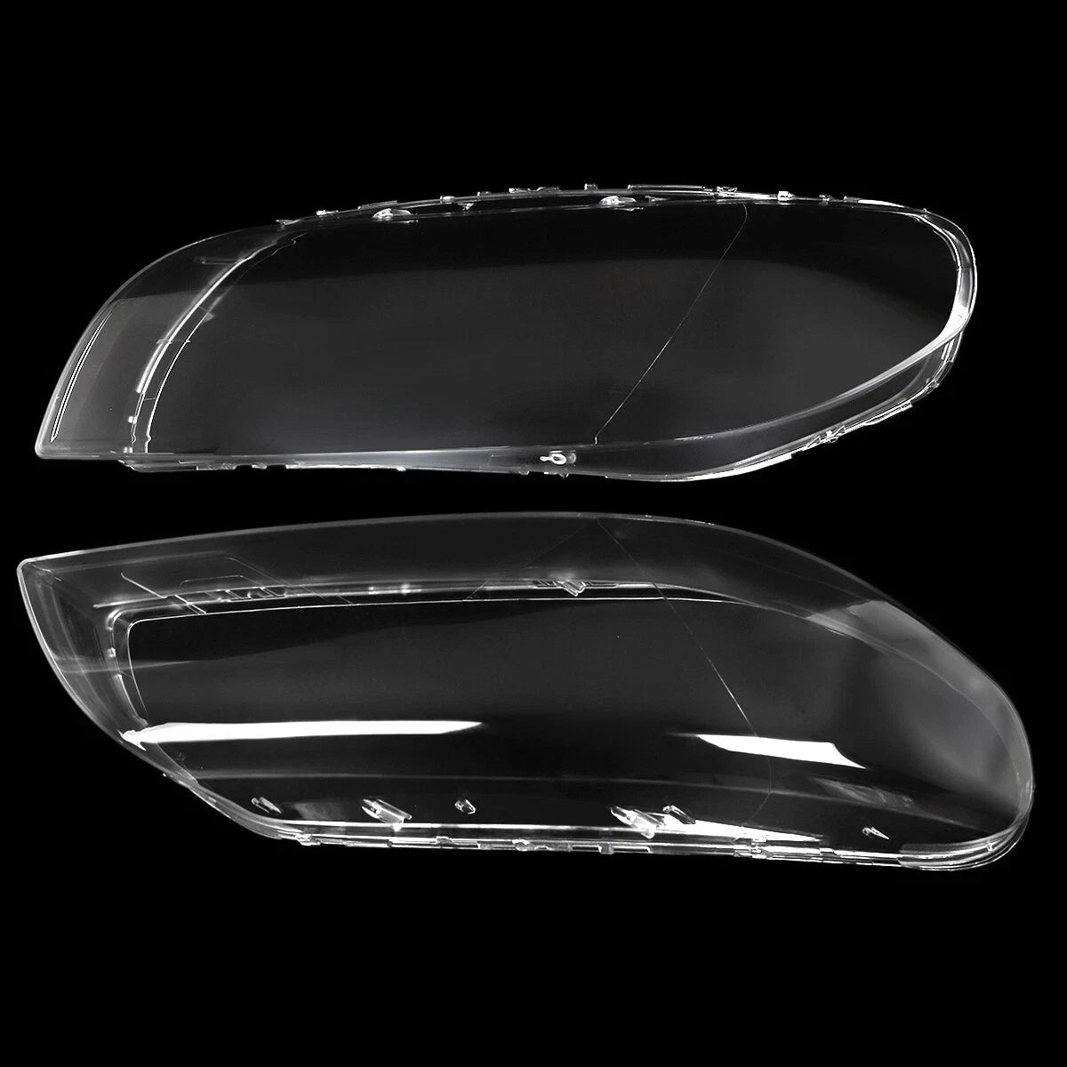 FOR VOLVO S80 MK2 124 LEFT RIGHT SIDE PAIR FRONT HEADLIGHT LAMP LENS COVER 09-16
