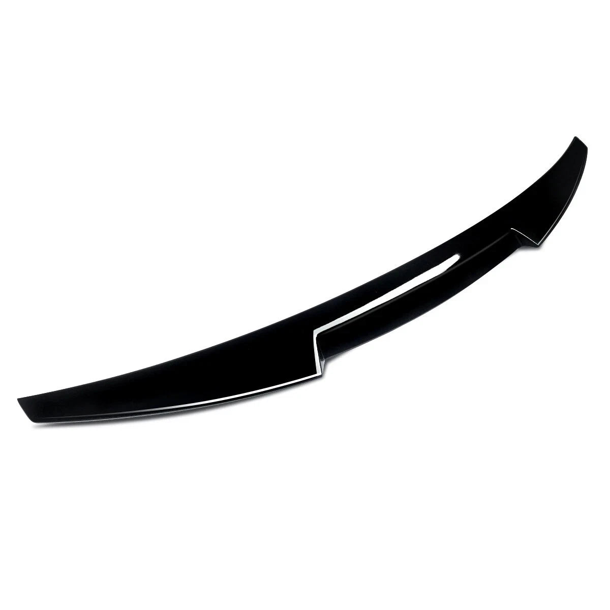 REAR TRUNK BOOT SPOILER WING LIP FOR AUDI A4 B9 S LINE 8W S4 2017+ GLOSSY BLACK