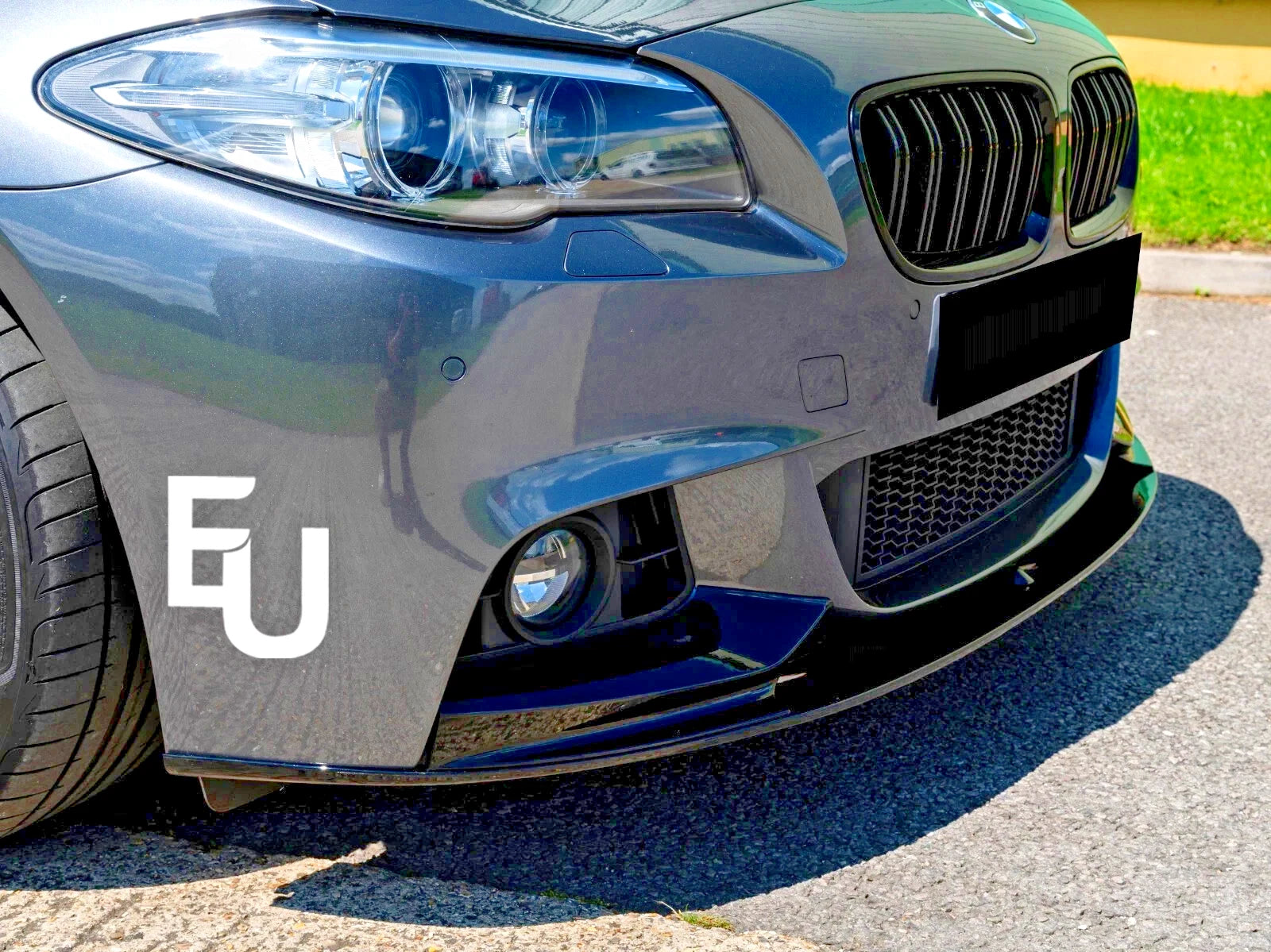 FRONT BUMPER FOR BMW 5 SERIES F10 F11 M-SPORT 2013-17 PRIMED PDC & WASHER HOLES