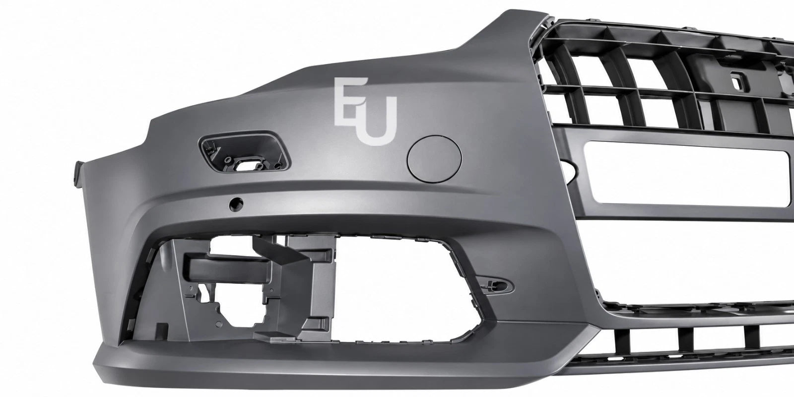 FOR AUDI A6 S6 C7.5 S-LINE 2015-2018 OEM FRONT BUMPER W/ WASHER PDC LOWER GRILLE