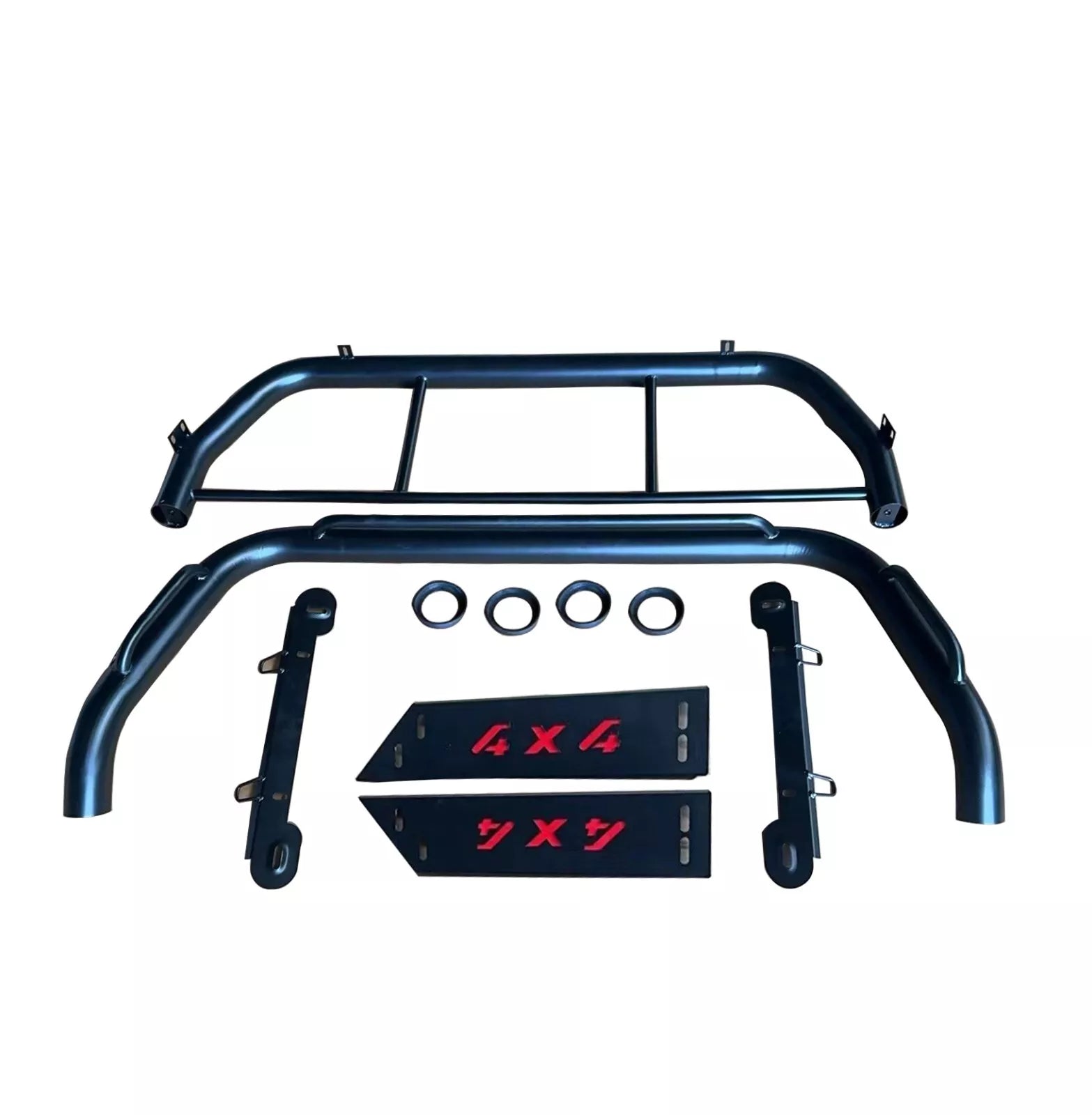 BLACK TEXTURED DOUBLE CAB PICKUP IRON ROLL BAR FOR NISSAN NAVARA NP300 D23 2016+