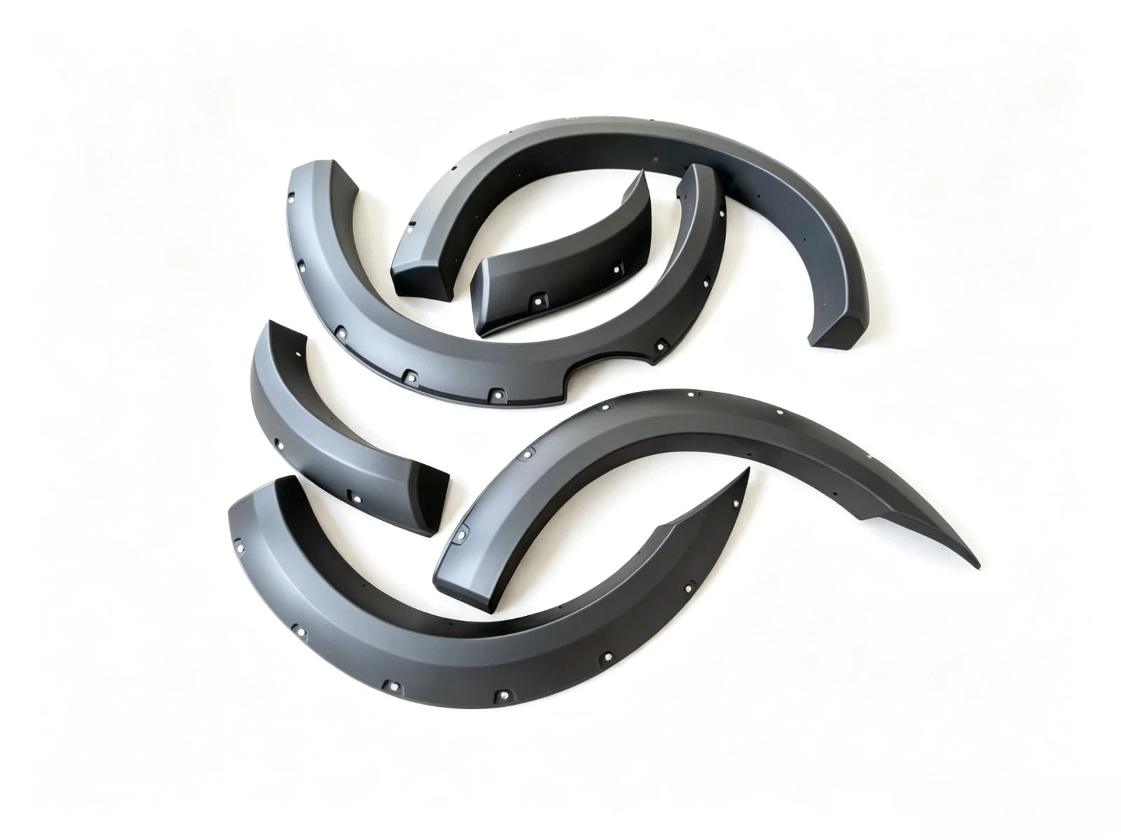 FOR FORD RANGER T6 PX WIDE BODY MATTE FRONT REAR WHEEL ARCH FENDER FLARE 2011-15