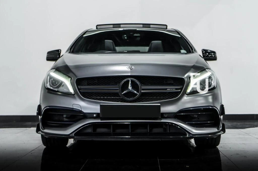 FOR MERCEDES A CLASS W176 A45 STYLE FULL FRONT BUMPER AERO GRILL BODYKIT 2012-18