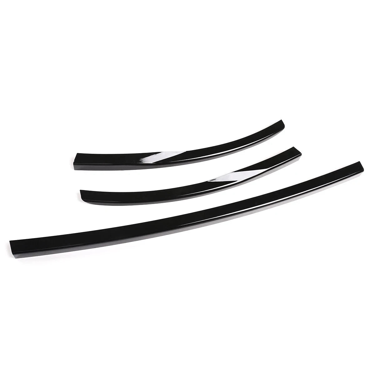 FOR RANGE ROVER VOGUE L405 AUTOBIOGRAPHY FRONT BUMPER TRIM 3 PIECE BLACK 18-21