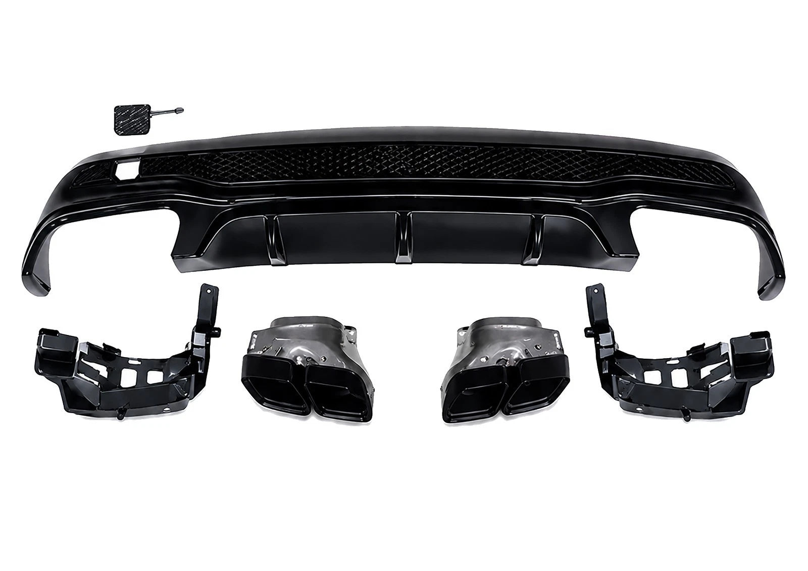 AMG E63 LOOK REAR DIFFUSER FOR MERCEDES W207 C207 COUPE A207 CABRIOLET 2013-2016