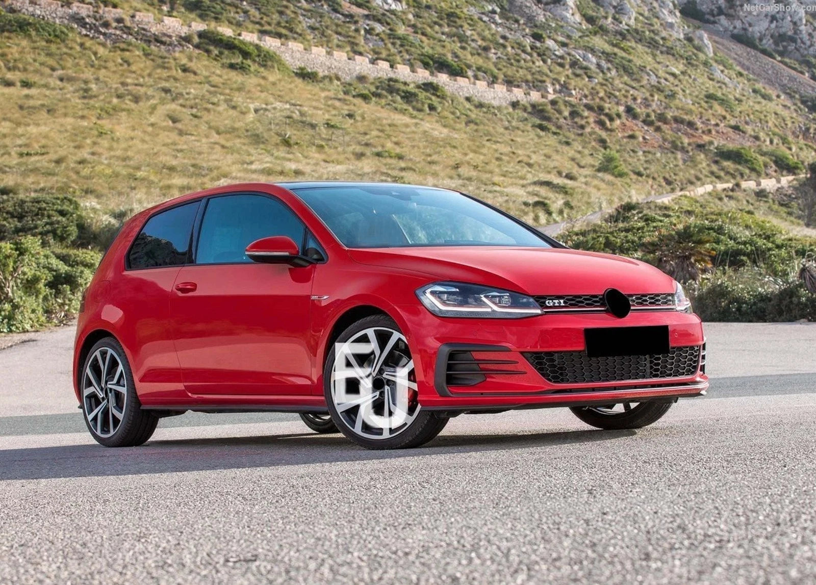 FOR VW GOLF MK7 2013-2016 MK7.5 GTI STYLE FRONT BUMPER SIDE SKIRTS REAR DIFFUSER