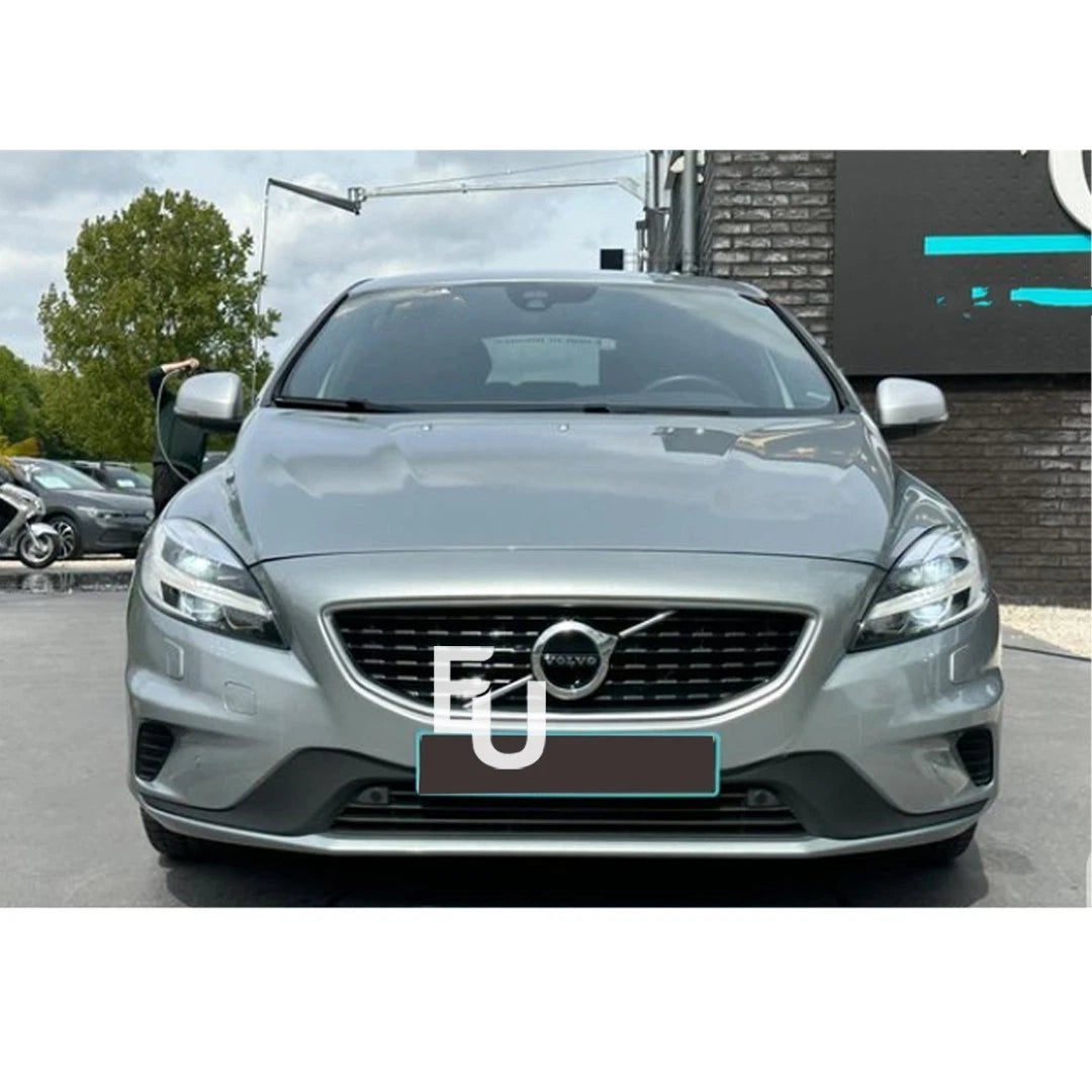 FOR VOLVO V40 FRONT LEFT RIGHT SIDE PAIR R+L HEADLIGHT LAMP LENS COVER 2017-2020