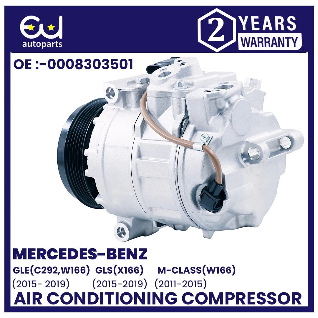 AIR CON A/C COMPRESSOR FOR MERCEDES GLE GLS M-CLASS W166 C292 X166 A0008303501
