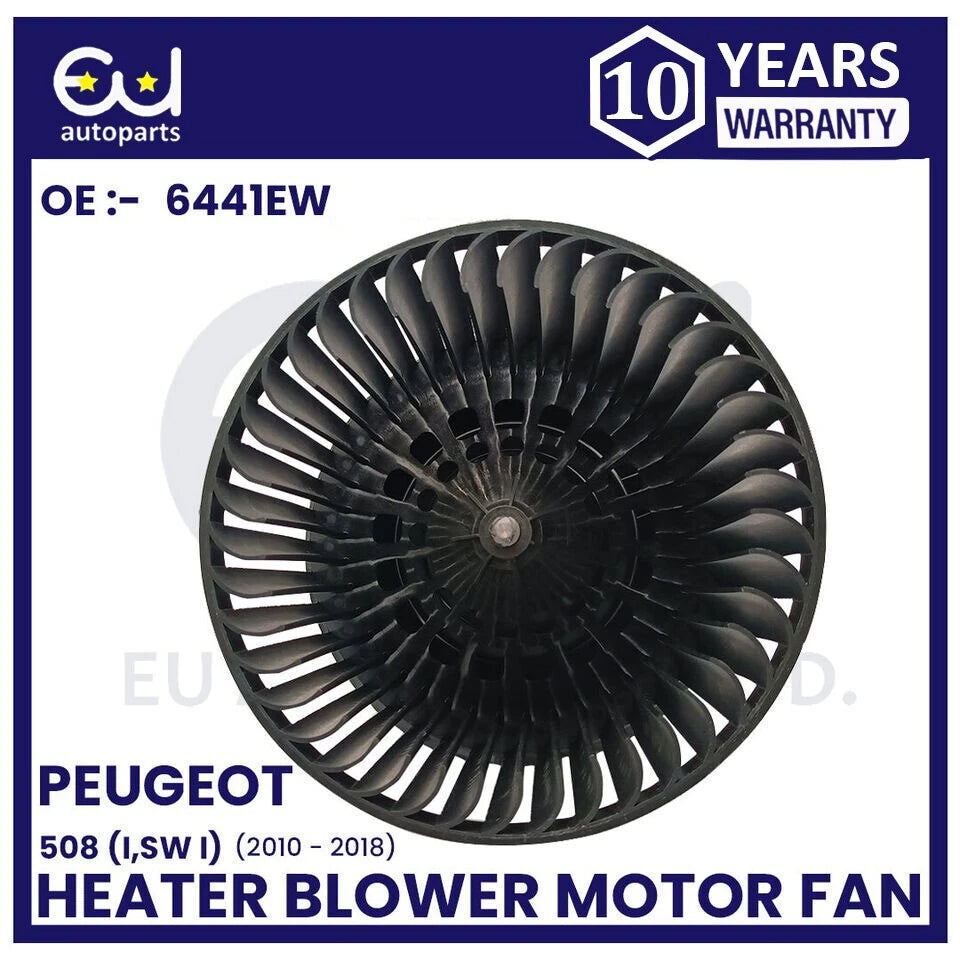 HEATER BLOWER MOTOR FAN FOR PEUGEOT 508 SW MK1 10-18 RHD 1.6 2.0 2.2 HDI 6441EW
