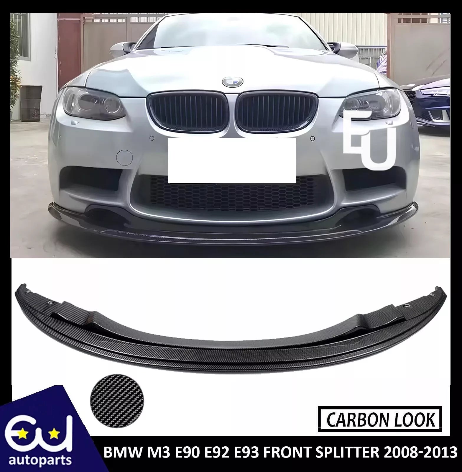 thumbnail image 2 of Front Lip 2006-2013 BMW E90 E92 3 Series Coupe Sedan; Not Fit M3,U1 2 of 11