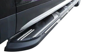 ALUMINIUM RUNNING BOARD SIDE STEPS FIXED FOOT RAIL FOR AUDI Q5 S LINE 80A 2018+