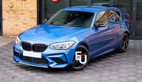 FOR BMW 1 SERIES F20 F21 UPGRADE M2 COMPETITION LOOK FRONT BUMPER LIP 2015-2019