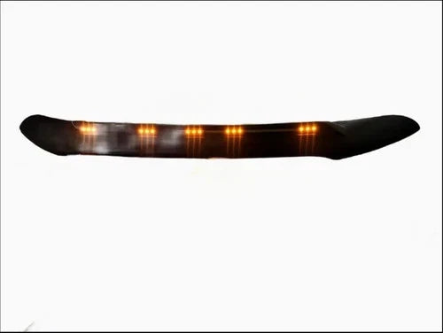 BLACK FRONT BUMPER BONNET GUARD PROTECTOR FOR FORD RANGER T7 T8 2015-2021