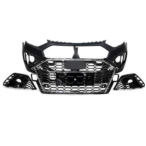 FOR AUDI A4 B9.5 2020+ SEDAN AVANT RS4 LOOK FRONT BUMPER BODYKIT FRONT SPLITTER