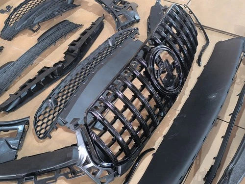 FOR MERCEDES GLE W167 V167 19-23 AMG LINE FRONT BUMPER CONVERSION KIT GRILL