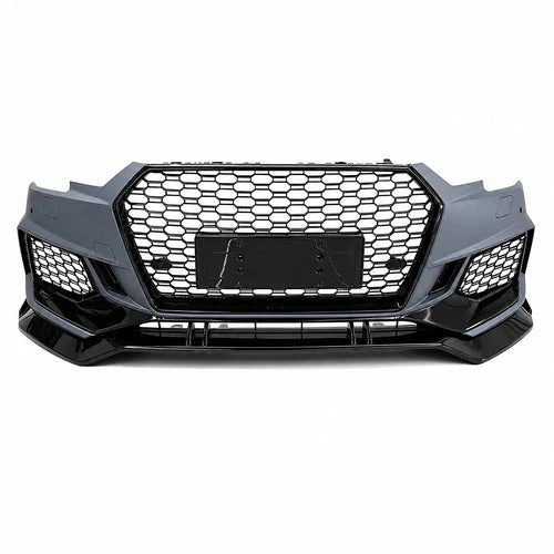 RS4 LOOK FRONT BUMPER BODYKIT FRONT SPLITTER FOR AUDI A4 B9 2017-20 SEDAN AVANT