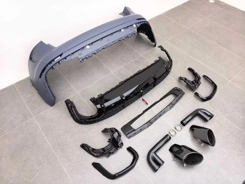 LCI 2024+ RSQ8 CONVERSION FRONT REAR BUMPER DIFFUSER BODYKIT FOR AUDI Q8 2019-23