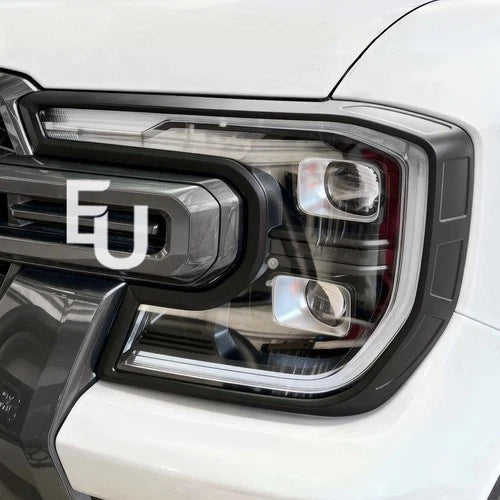 MATTE BLACK HEAD LIGHT TAIL LAMP COVER PROTECTION GUARD FOR FORD RANGER T9 2023+