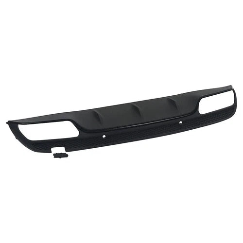 FOR MERCEDES C-CLASS W205 C63 LOOK GLOSS BLACK REAR DIFFUSER TAIL PIPE AMG
