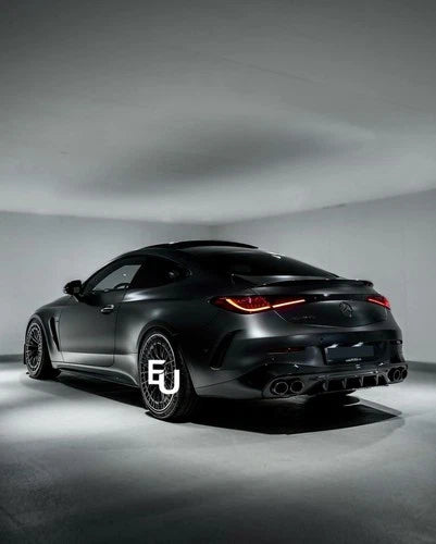 FOR MERCEDES CLE C236 A236 W236 CLE53 AMG REAR DIFFUSER BLACK EXHAUST PIPES 23+
