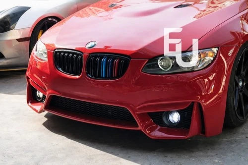 M4 STYLE FRONT BUMPER SPLITTER CONVERSION KIT FOR BMW 3 SERIES E92 E93 PDC 10-13
