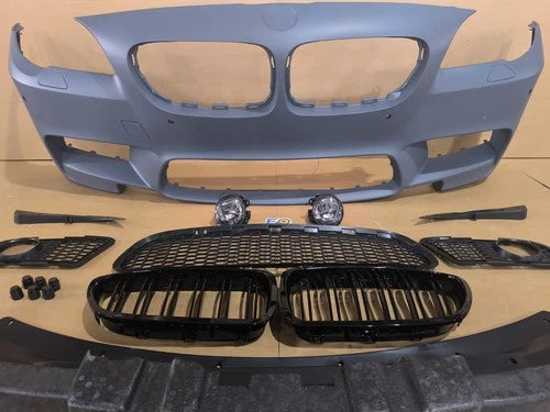M5 CONVERSION FRONT BUMPER KIT FOR BMW 5 SERIES F10 F11 2010-17 W/PDC FOGLIGHTS